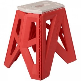 تصویر چهارپایه تاشو فضایی پلاستیکی سایز 3 کد 617 ناصر پلاستیک 