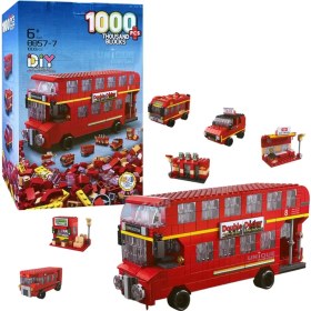 تصویر لگو‌ ۱۰۰۰ قطعه اتوبوس ۶ در یک آیتم ۸۸۵۷ 