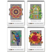 تصویر دفتر رنگ آمیزی بزرگسالان ایمان مدل Wonder Bloom 