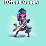 تصویر اسکین ملکه آینده Future Queen Skin کلش اف کلنز 