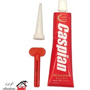 تصویر چسب سیلیکون کاسپین مدل شفاف حجم ۸۵ گرم 