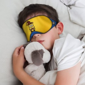 تصویر چشم بند بچگانه کاوا ماسک مدل باب اسفنجی کد9 Kava Mask SpongeBob9 Kids Eye Mask
