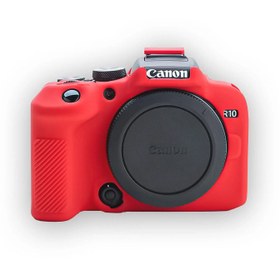 تصویر کاور سیلیکونی Canon EOS R10 (قرمز) 
