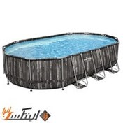 تصویر استخر پیش ساخته 6 متری طرح چوب بست وی Bestway 5611R