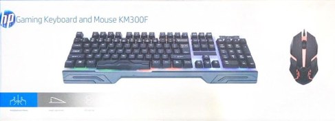تصویر کی برد و موس گمینگ HP-KM300F 