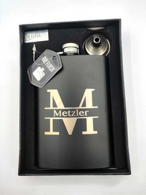 تصویر قمقمه جیبی،هیپ فلاسک استیل مدل Metzler 