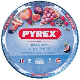 تصویر پیتزا خوری پیرکس سایز 27 مدل pyrex (ساخت فرانسه) 