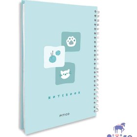 تصویر دفتر جلد سخت سری theme طرح 5 