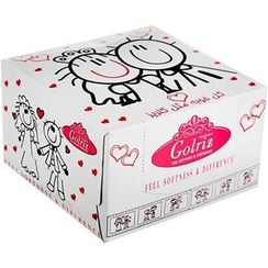 تصویر دستمال کوکتل 100 برگ گلریز 