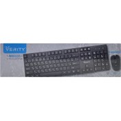 تصویر کیبورد VERITY V-KB6138W KEYBOARD/MOUSE WIRELESS 