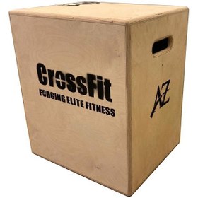 تصویر جامپ باکس چوبی مدل Crossfit 