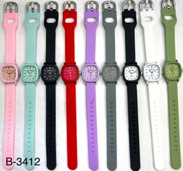 تصویر ساعت بولون دخترانه انالوگ B-34 - صورتی / B_3411 B-34 analog girls watch