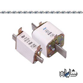 تصویر فیوز کاردی کوتاه و کمپکت 100 آمپر پارس فانال مدل NH00 Pars Fanal NH00 short fuse 100 amps