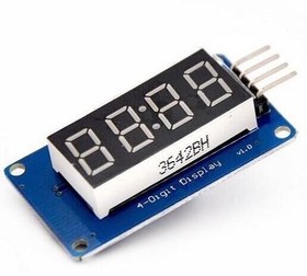 تصویر 4Bits Digital Tube LED Display Module Board With Clock point 