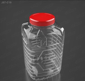 تصویر جار چهارگوش 10 لیتری J87 