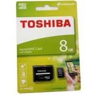 تصویر مموری 8 گیگ Toshiba M102 C10 Adapter 