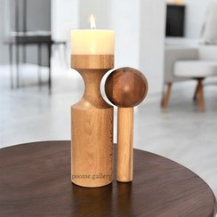 تصویر جاشمعی چوبی مدرن کد 103 