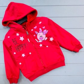 تصویر سویشرت دو رو خزدار پوینی فانتزی دخترانه-۱۹۵۱ 