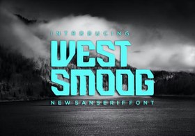 تصویر فونت West Smoog انگلیسی 