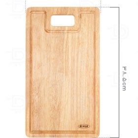 تصویر تخته گوشت چوبی ریور کد 3902 