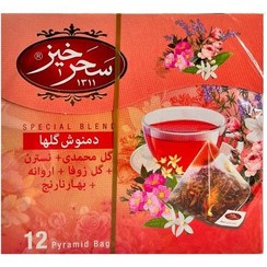 تصویر دمنوش گیاهی گلها سحرخیز بسته 12 عددی 