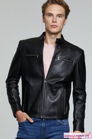 تصویر فروشگاه ژاکت چرم مردانه برند Derimod رنگ مشکی کد ty46101406 