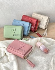 تصویر کیف پول نیلای کد 245 