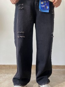 تصویر شلوار بگ زغالی 