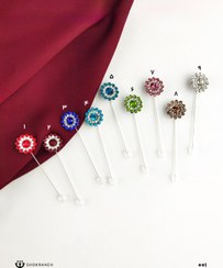 تصویر سوزن روسری حفاظ دار مدل 001 با کیفیت 