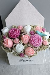 تصویر باکس شمع مدل باکس پاکتی دررنگبندی متنوع 