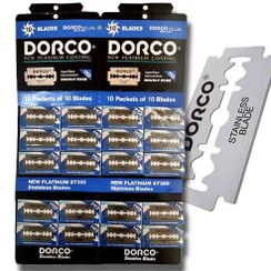 تصویر تیغ ورقی دورکو DORCO (فروش به صورت 20 بسته 10 عددی) اصلی تضمینی DORCO razor blade (sold in 20 packs of 10 pieces)