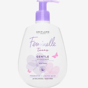 تصویر ژل شستشوی واژینـال فمینله بنفش نوجوانان Gentle Intimate Wash Wild PansyFeminelle Teens