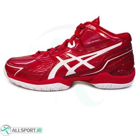 تصویر کفش والیبال مردانه اسیکس ژل بورست Asics Gel Burst Red TBF19G 