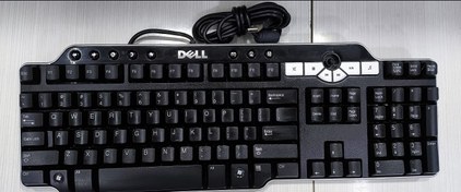 تصویر کیبرد باسیم استوک اورجینال dell keyboard edll sk-8135-kb522-u0003