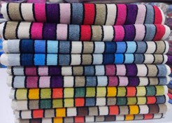 تصویر حوله دست وصورت راه راه 