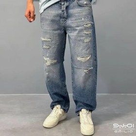 تصویر شلوار نیم بگ مردانه کد 037 