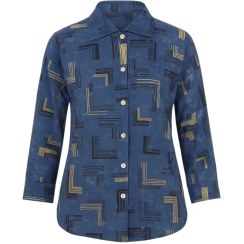 تصویر شومیز آستین بلند یقه برگردان زنانه AM002 