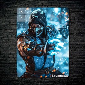 تصویر متال پوستر ساب زیرو Sub-zero از بازی مورتال کمبت Mortal Kombat با کد A-161 