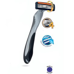 تصویر خودتراش بیک 4 تیغه فلکس با تکنولوژی تیغه های متحرک (4 عددی) 