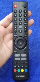 تصویر ‌کنترل فابریک اصلی تلوزیون ایکس ویژن X.VISION REMOTE CONTROL