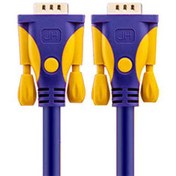 تصویر کابل VGA 9+3 طول 1.5 متری برند ENZO VGA 3+9 High Definition Cable Purple ENZO