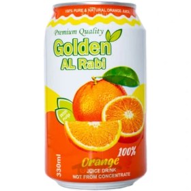 تصویر نوشیدنی پالپ دار پرتقال گلدن الربیع 330 میلی لیتر Golden AL Rabi Golden AL Rabi orange juice drink not from concentrate 330 ml