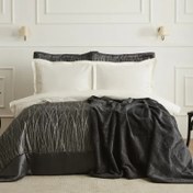 تصویر رو‌تختی دو نفره مشکی ۸ پارچه برند کاراجا هوم مدل monica Karaca home monica