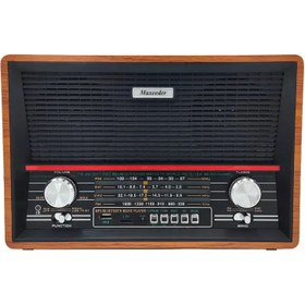 تصویر رادیو آنتیک مکسیدر مدل MX-RA1214 AM09 Maxeeder MX-RA1214 AM09 speaker & radio player