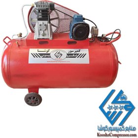 تصویر پمپ باد 350 لیتری ایتالیایی 