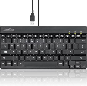 تصویر صفحه‌کلید سیم دار محصول کشور آلمان USB با نور پس‌زمینه مدل PERIBOARD-326 برند Perixx 