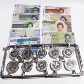 تصویر سکه و پول پلاستیکی آموزشی 