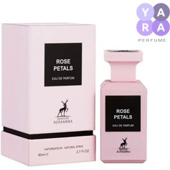 تصویر عطر ادکلن رُز پیتالز میسون الحمبرا 80میل (مشابه تام فورد رُز پریک) ROSE PETALS EAU DE PARFUM BY MAISON ALHAMBRA 80ML(TOMFORD ROSE PRICK)