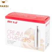 تصویر کپسول شارژ دستگاه خامه‌ ساز MOSA بسته 10 عددی Mosa Cream Charger