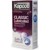 تصویر کاندوم کاپوت مدل Classic Lubricated بسته 12 عددی بهداشت جنسی